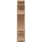 Ekena Millwork 7 1/2-in W x 22-in D x 34-in H Balboa Trad Rough Cedar Woodgrain TimberThane Outlooker, Primed Tan OUTUR075X22X34BOA04RCPR - alternate 5